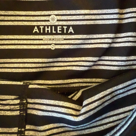 Athleta striped‎ workout leggings Sz Small - Picture 5 of 5